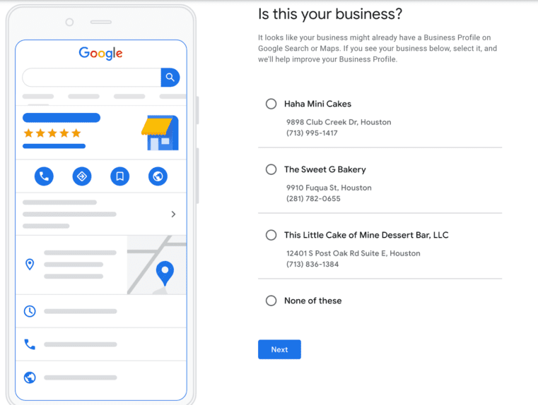 business confirmation