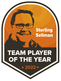 Camp Awards AZINSEO 4 2022 Sterling Sellman Team Player of the Year Award Badge